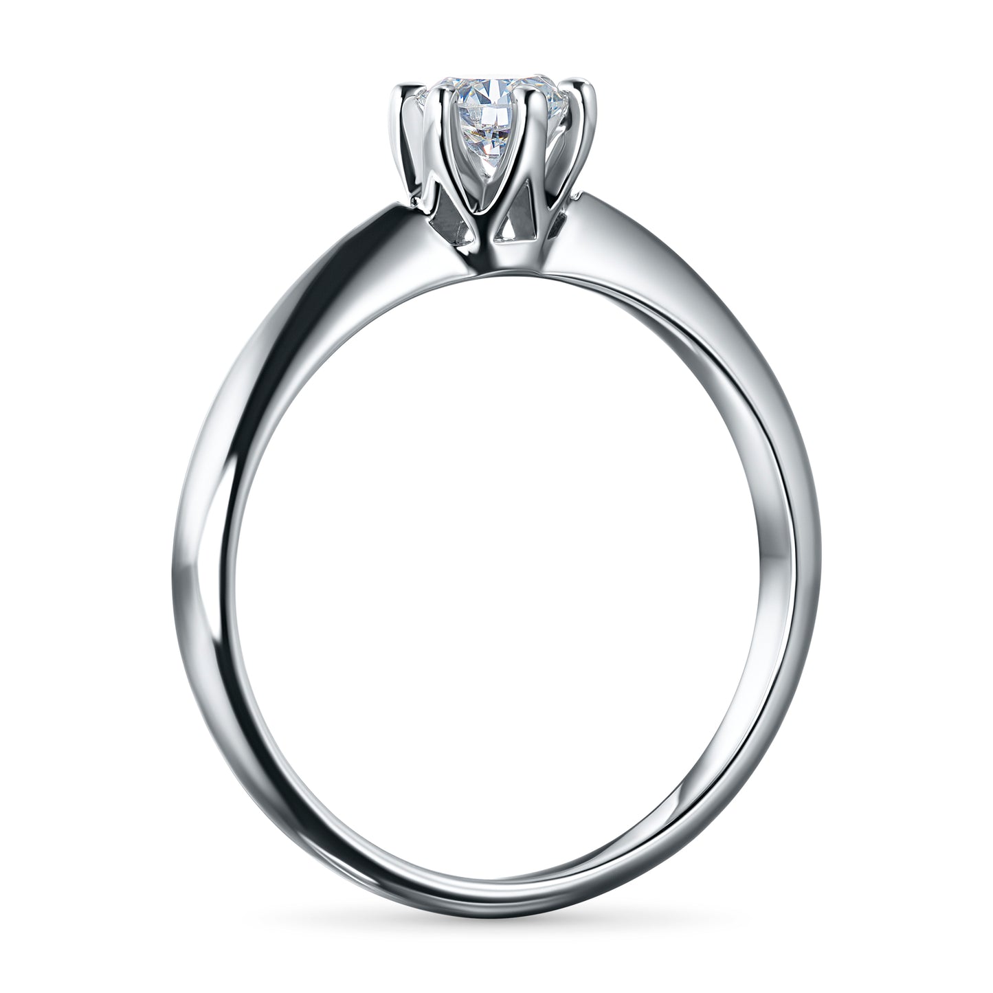 Sterling Silver Ring with Lab-Created Diamonds 0.260 CT.TW