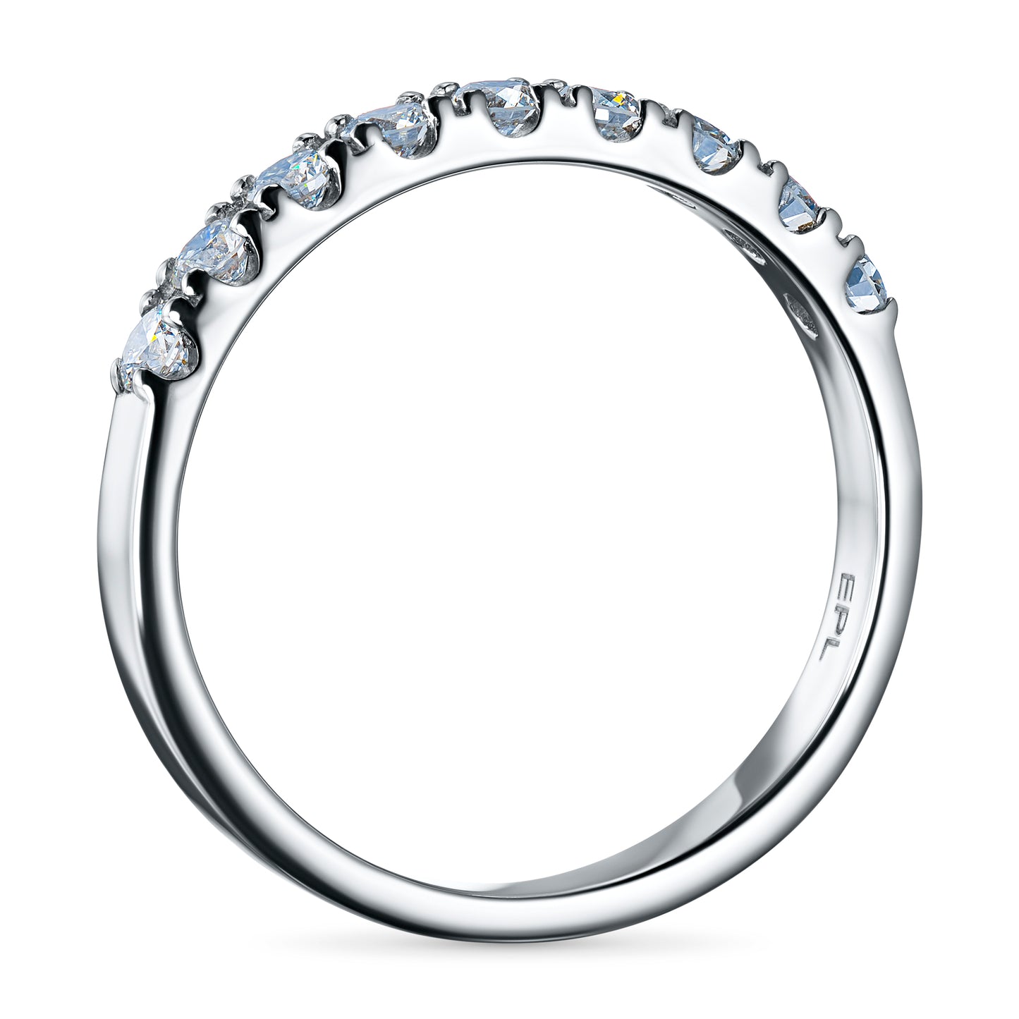 14K White Gold Ring with Lab-Created Diamonds 3.170 CT.TW