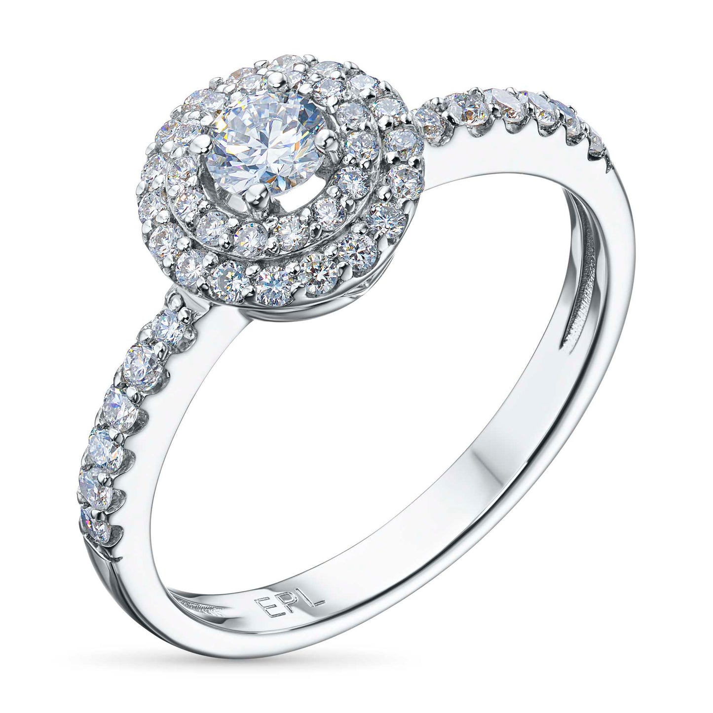 Sterling Silver Ring with Lab-Created Diamonds 0.470 CT.TW