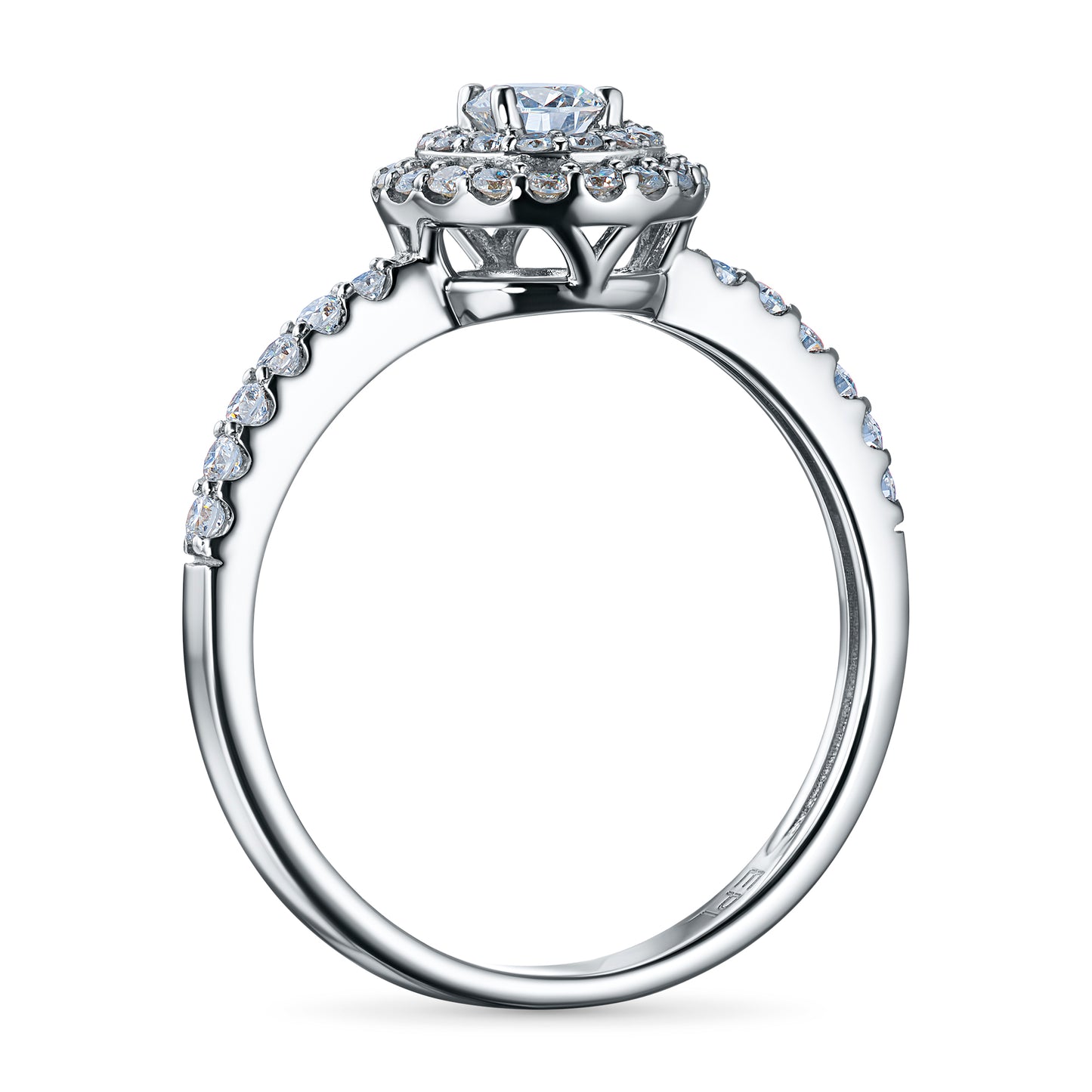 Sterling Silver Ring with Lab-Created Diamonds 0.470 CT.TW