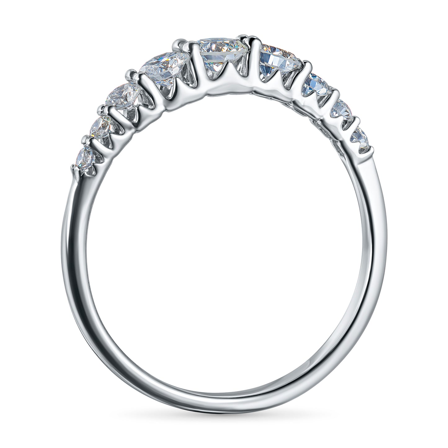 Sterling Silver Ring with Lab-Created Diamonds 0.420 CT.TW