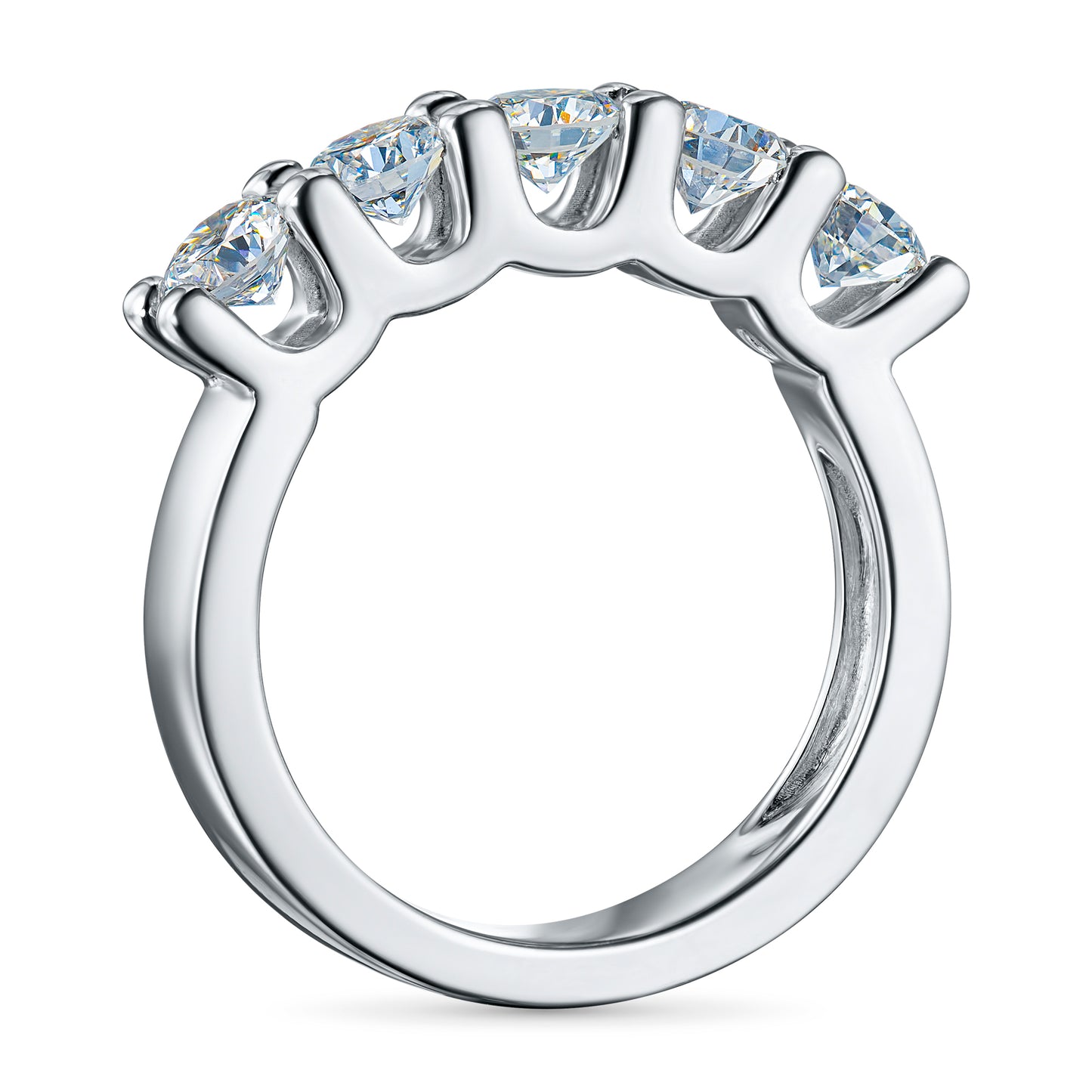 Sterling Silver Ring with Lab-Created Diamonds 1.120 CT.TW