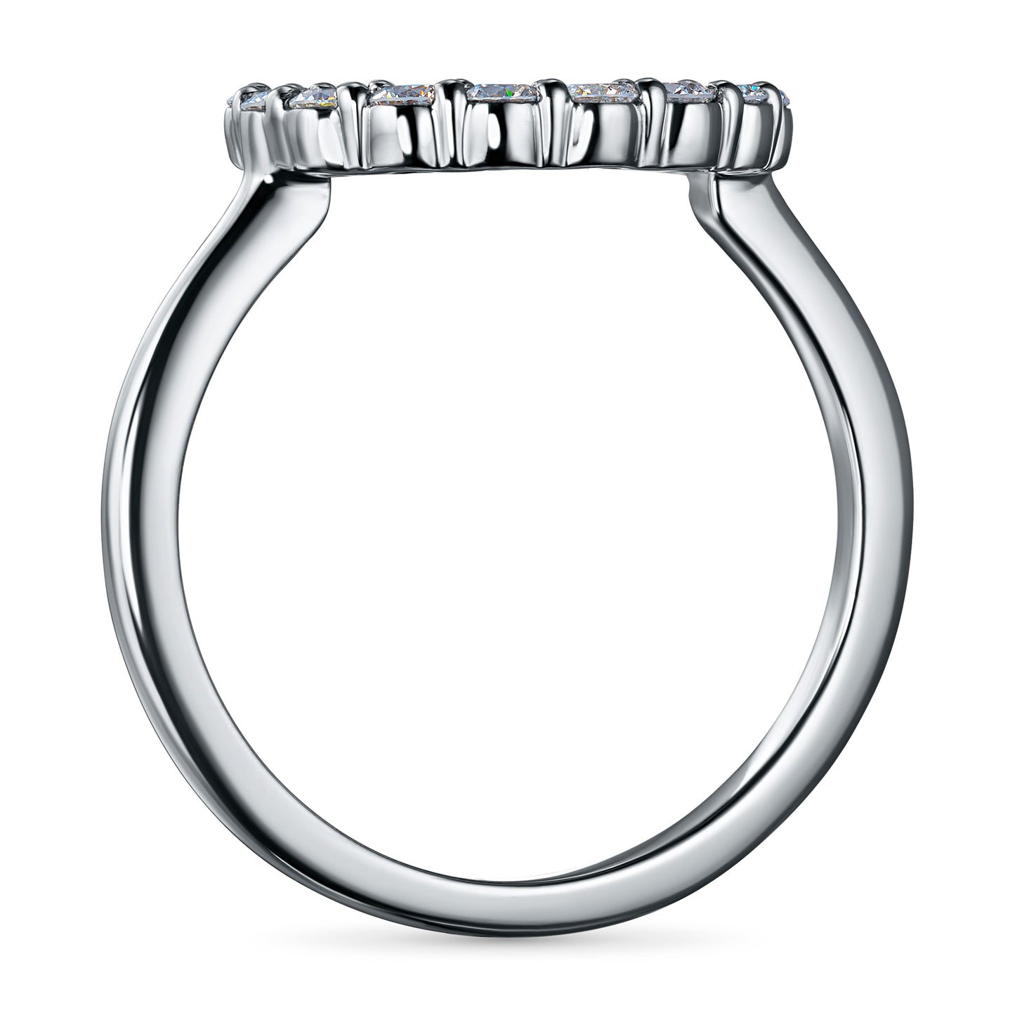 Sterling Silver Ring with Lab-Created Diamonds 0.310 CT.TW