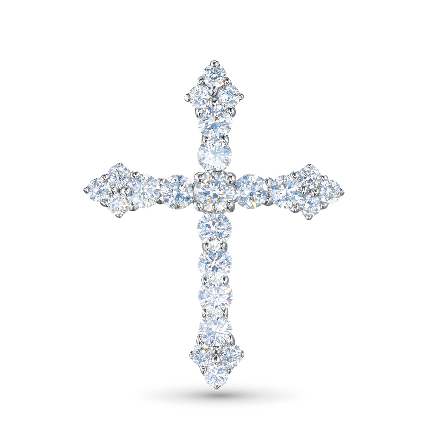 Ασημένιο μενταγιόν με διαμάντια κατασκευασμένα σε εργαστήριο 0,330 CT.TW 