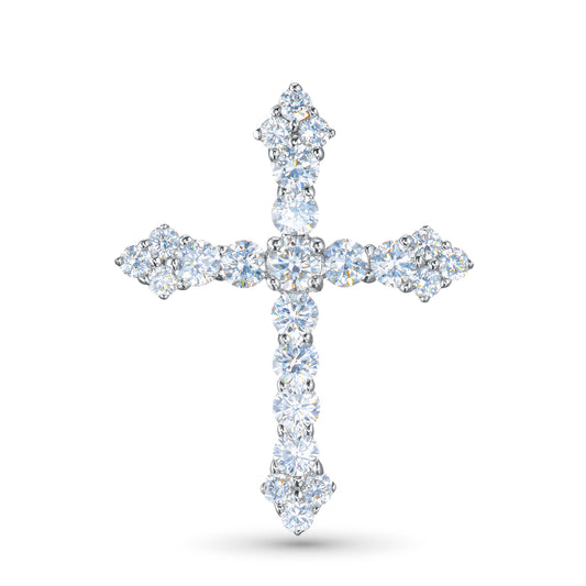 Sterling Silver Pendant with Lab-Created Diamonds 0.330 CT.TW