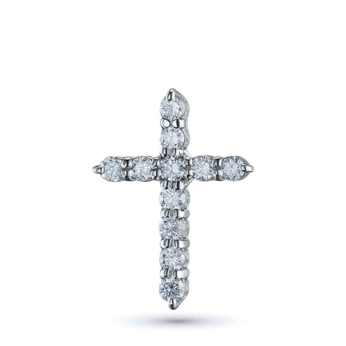 Sterling Silver Pendant with Lab-Created Diamonds 4.700 CT.TW