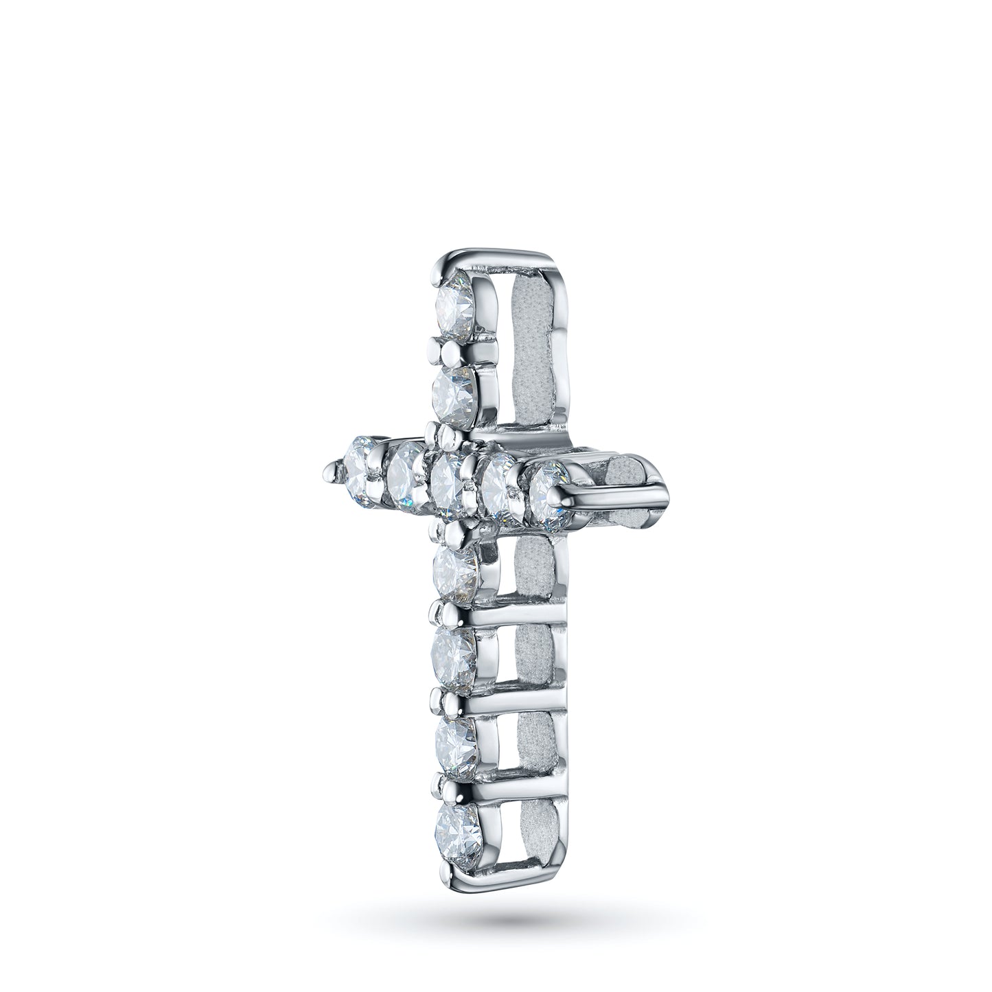 Sterling Silver Pendant with Lab-Created Diamonds 0.43 CT.TW