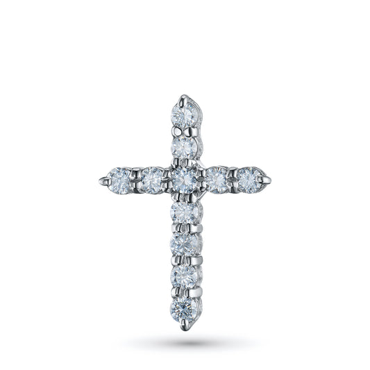 Sterling Silver Pendant with Lab-Created Diamonds 0.380 CT.TW