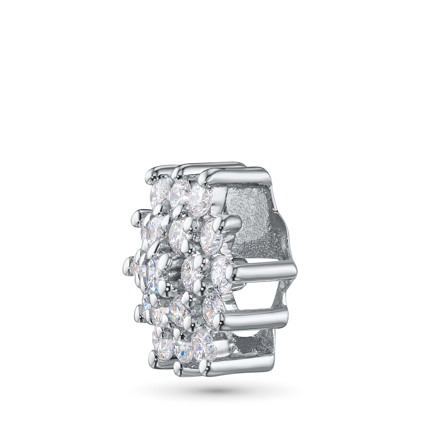 Подвеска из стерлингового серебра с выращенными в лаборатории бриллиантами 0,240 карата 