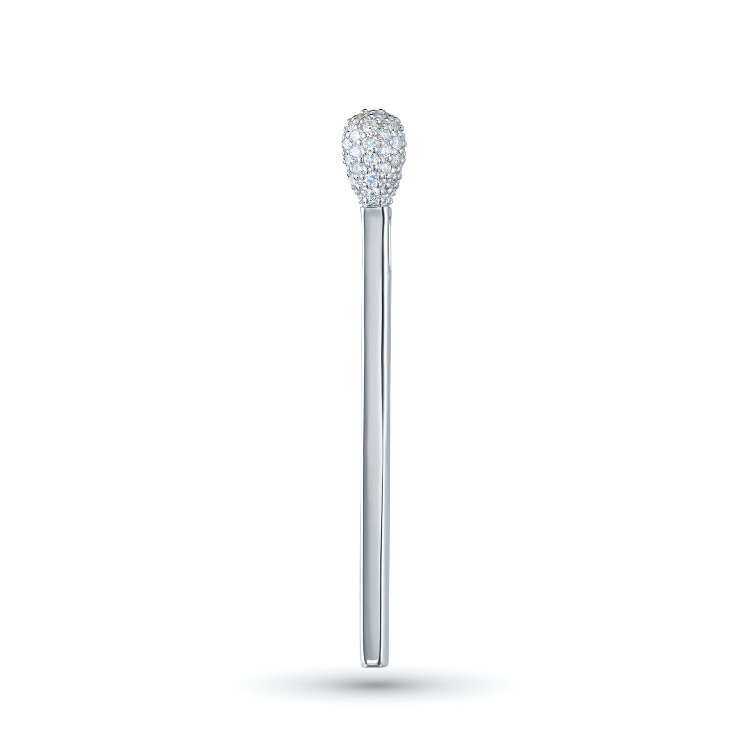 Sterling Silver Pendant with Lab-Created Diamonds 0.28 CT.TW