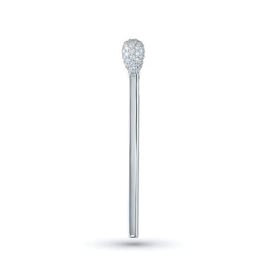 Sterling Silver Pendant with Lab-Created Diamonds 0.28 CT.TW