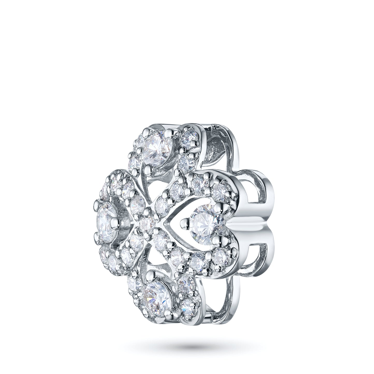 Sterling Silver Pendant with Lab-Created Diamonds 0.330 CT.TW