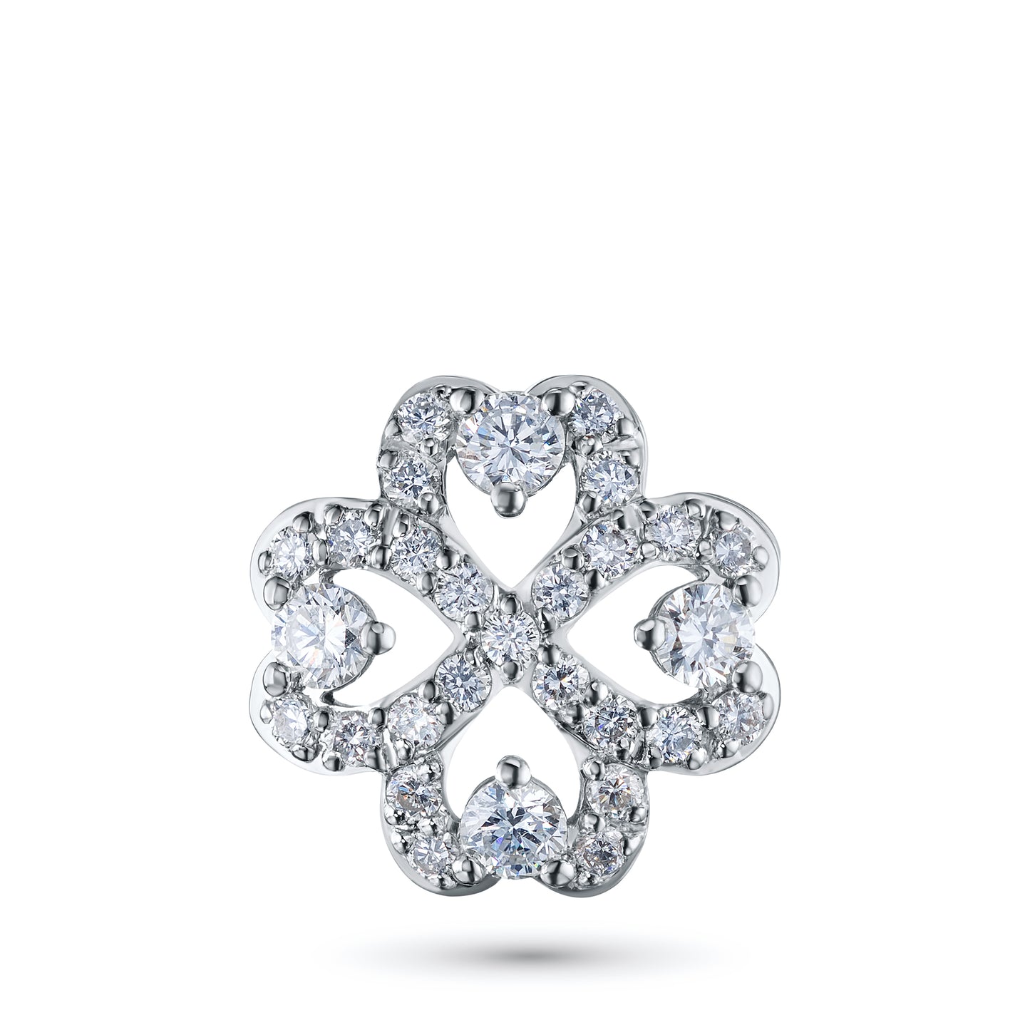 Sterling Silver Pendant with Lab-Created Diamonds 0.330 CT.TW