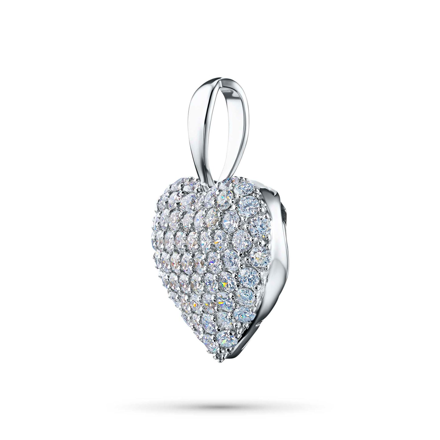 Sterling Silver Pendant with Lab-Created Diamonds 0.770 CT.TW