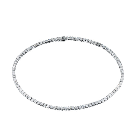 14K White Gold Necklace with Lab-Created Diamonds 5.830 CT.TW