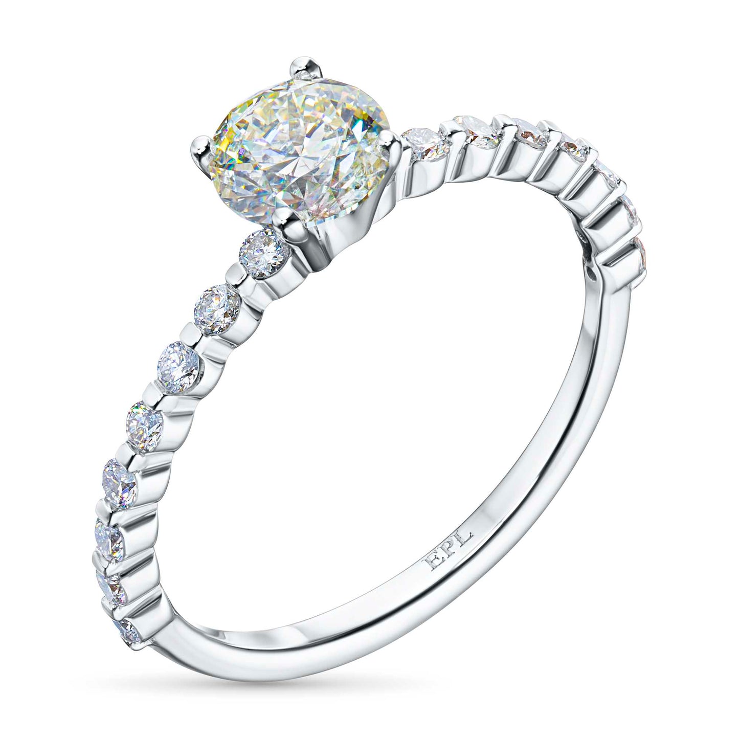 Sterling Silver Ring with Lab-Created Diamonds 5.230 CT.TW