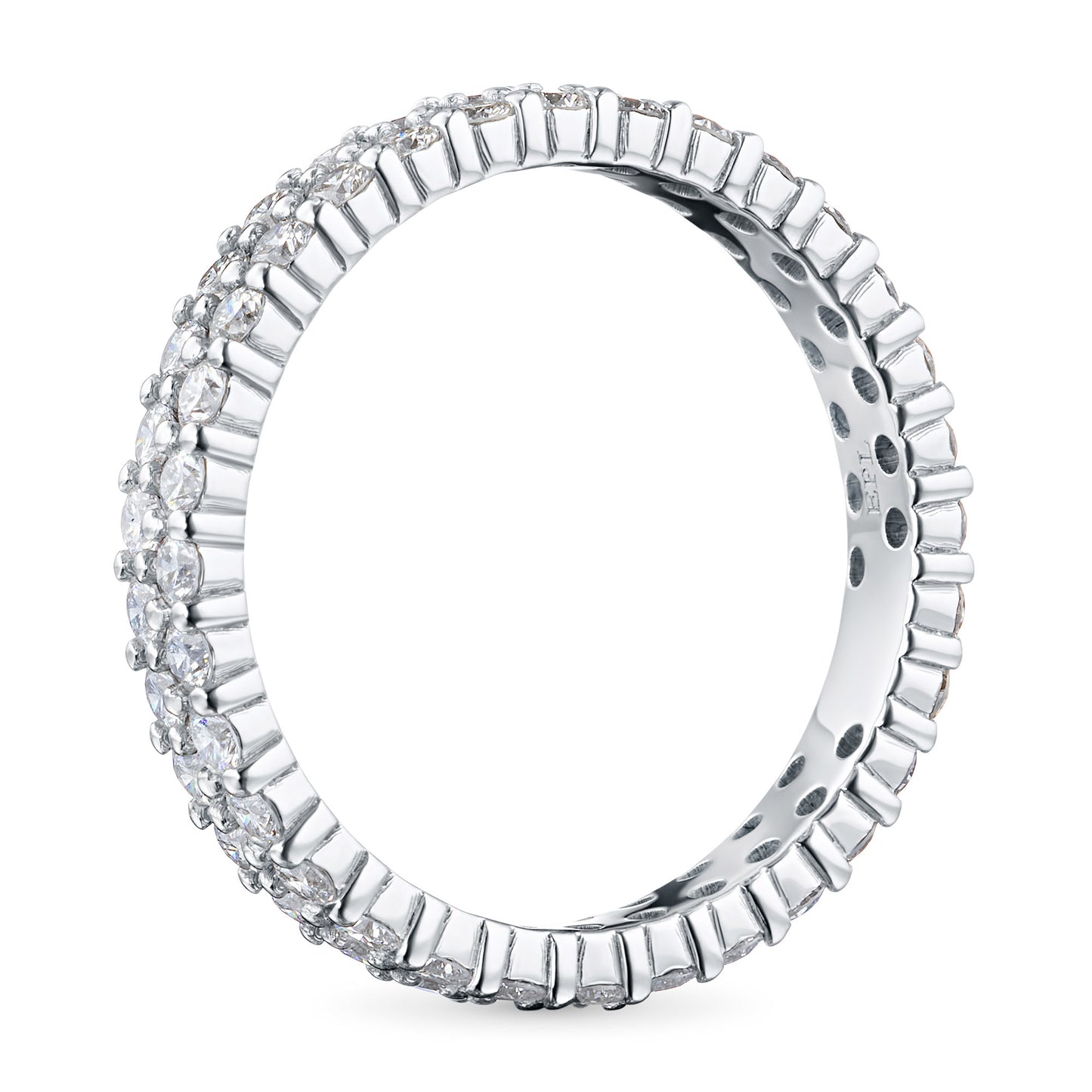 14K White Gold Ring with Lab-Created Diamonds 1.170 CT.TW