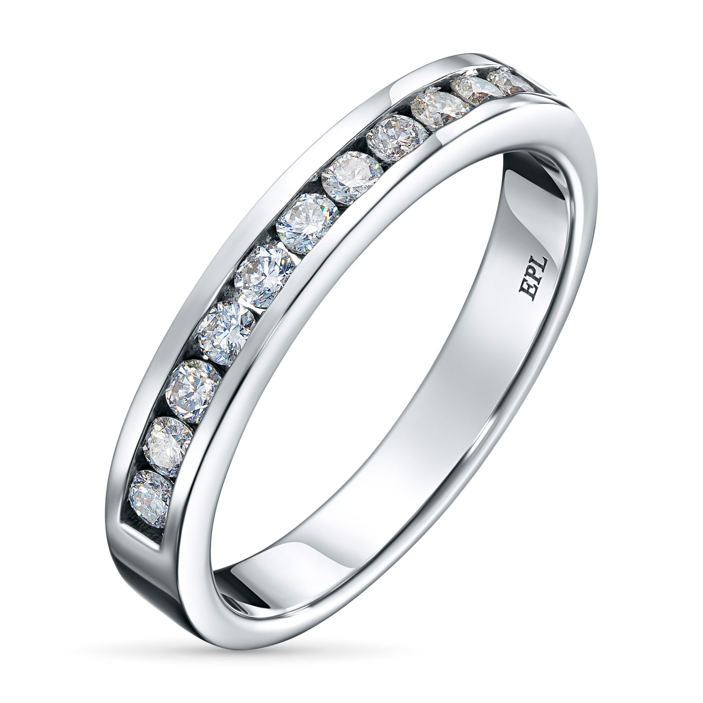 14K White Gold Ring with Lab-Created Diamonds 4.730 CT.TW