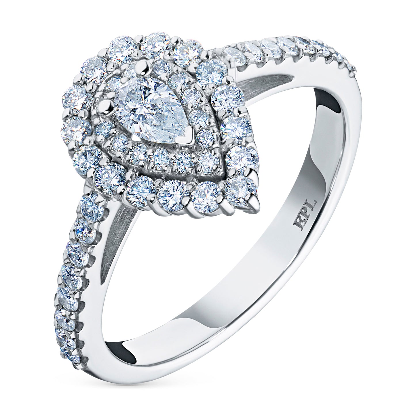 14K White Gold Ring with Lab-Created Diamonds 1.240 CT.TW