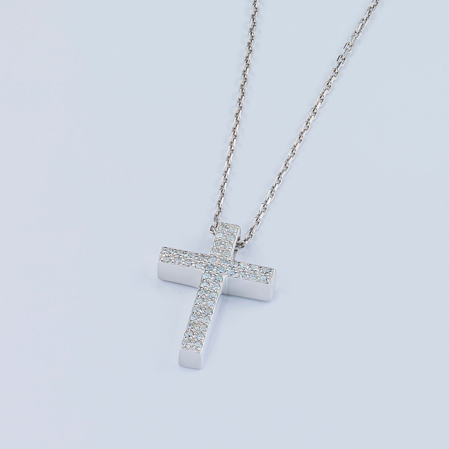 Ασημένιο μενταγιόν με διαμάντια κατασκευασμένα σε εργαστήριο 0,280 CT.TW 