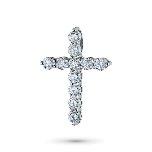 Sterling Silver Pendant with Lab-Created Diamonds 1.700 CT.TW