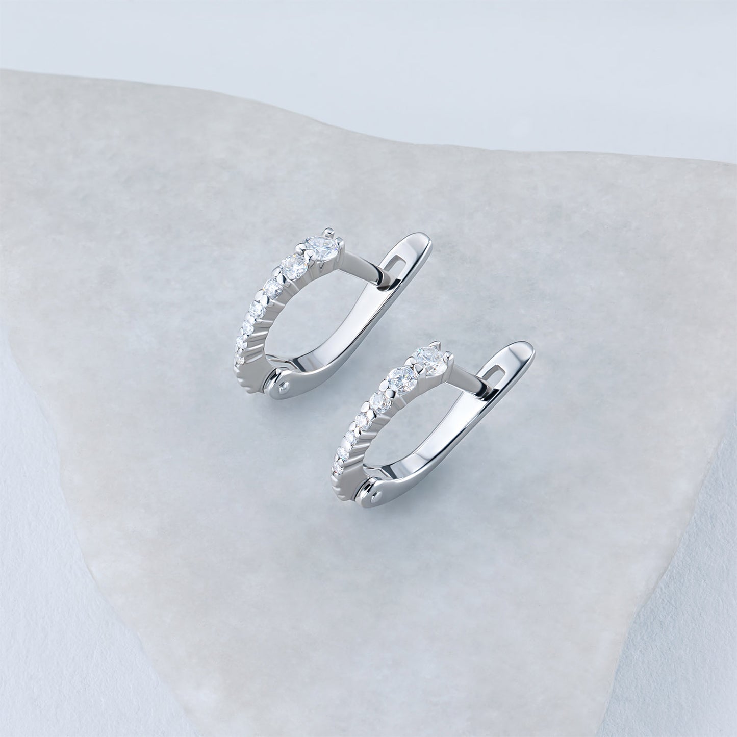 14K Yellow Gold Earrings with Lab-Created Diamonds 0.29 CT.TW