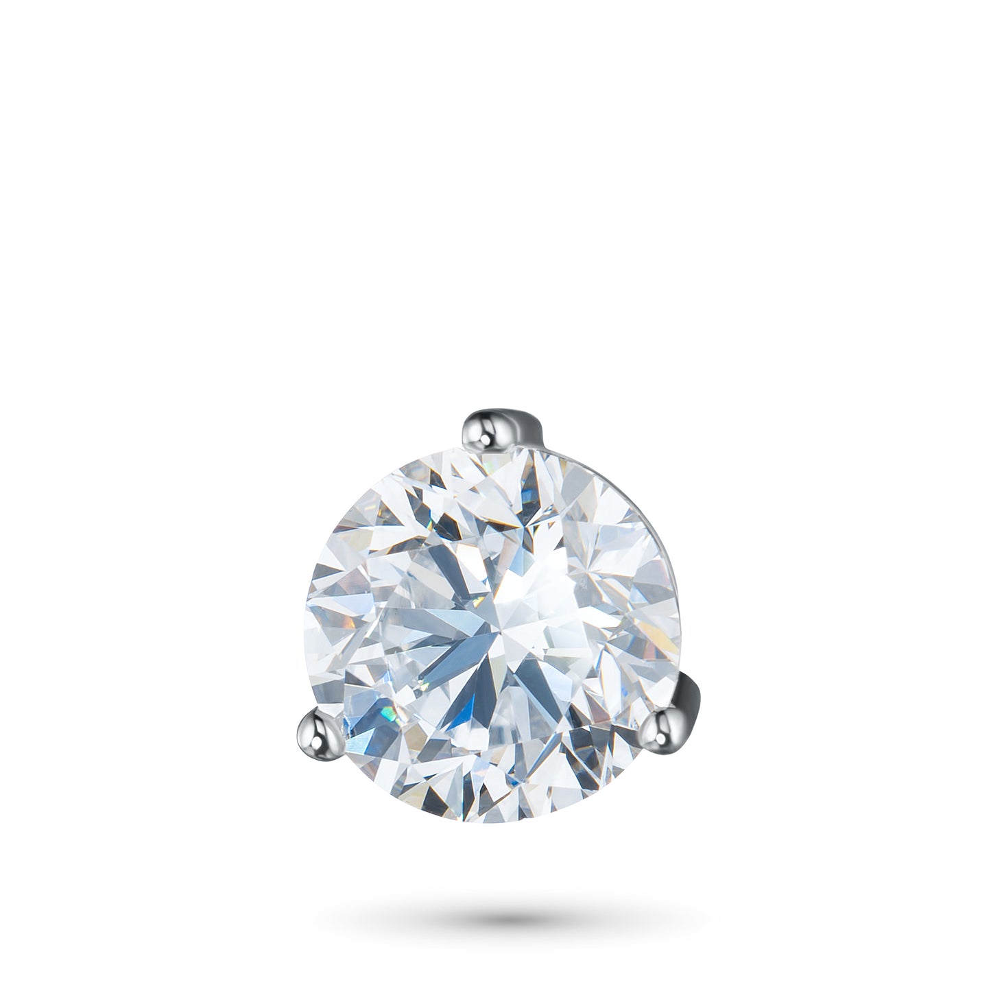 Подвеска из 14-каратного белого золота с выращенными в лаборатории бриллиантами 1,120 карата 