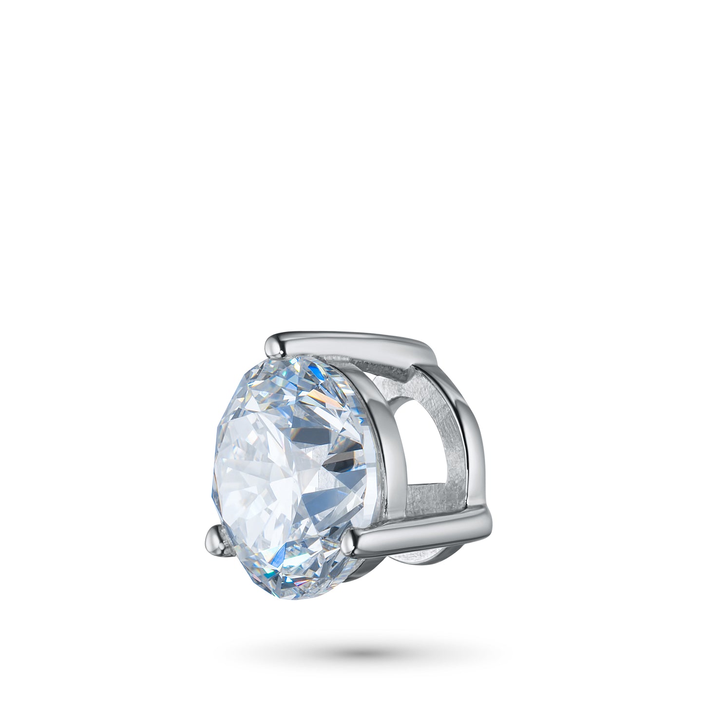 Подвеска из 14-каратного белого золота с выращенными в лаборатории бриллиантами 1,120 карата 