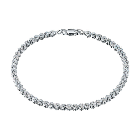 14K White Gold Bracelet with Lab-Created Diamonds 1.810 CT.TW