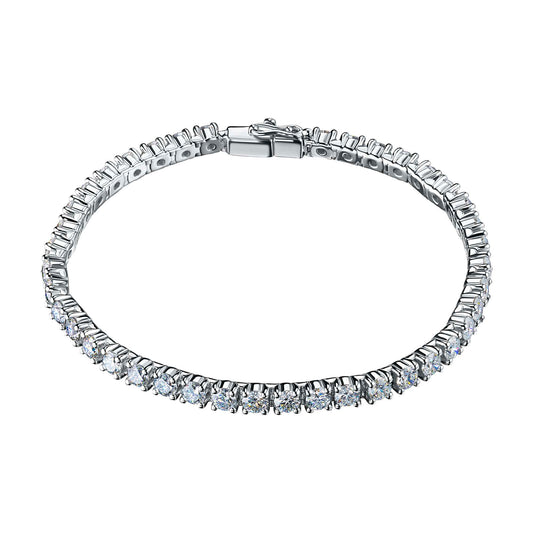 14K White Gold Bracelet with Lab-Created Diamonds 8.22 CT.TW