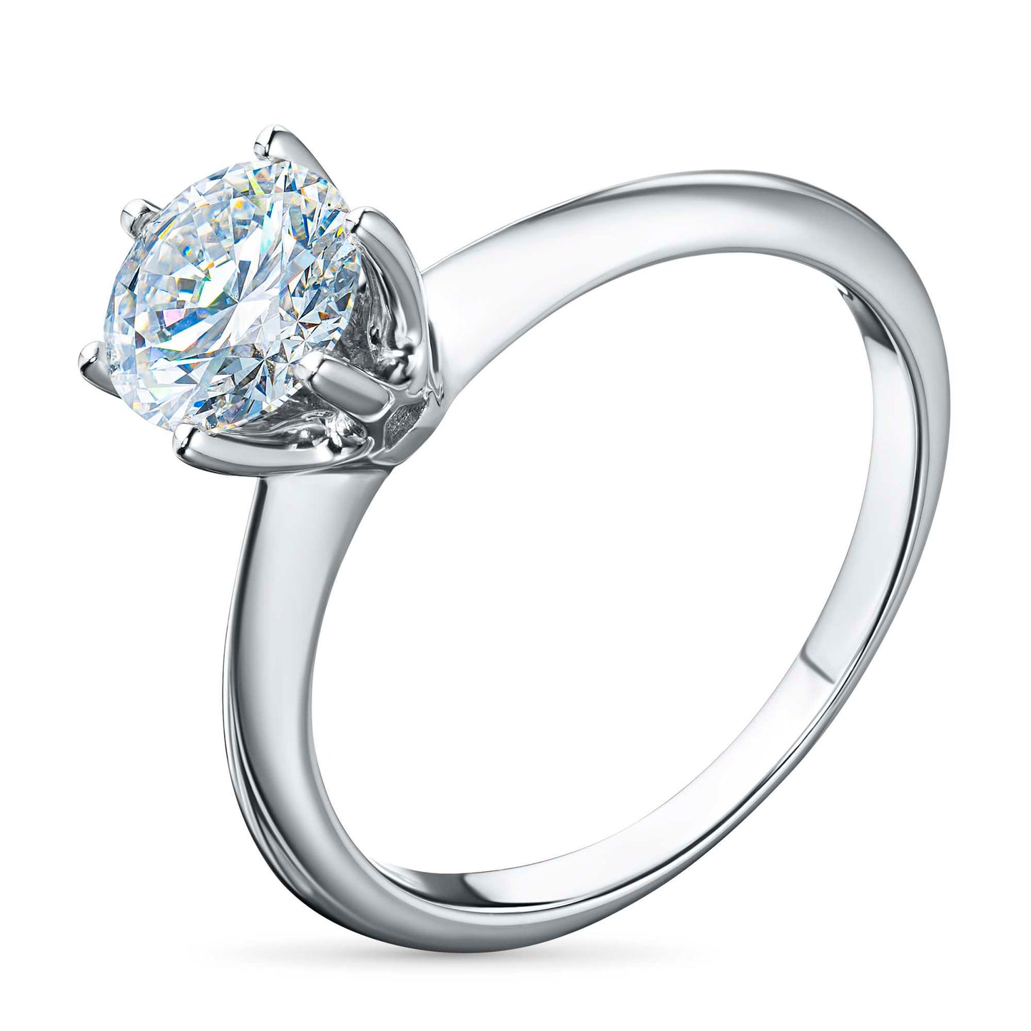 14K White Gold Ring with Lab-Created Diamonds 1.120 CT.TW
