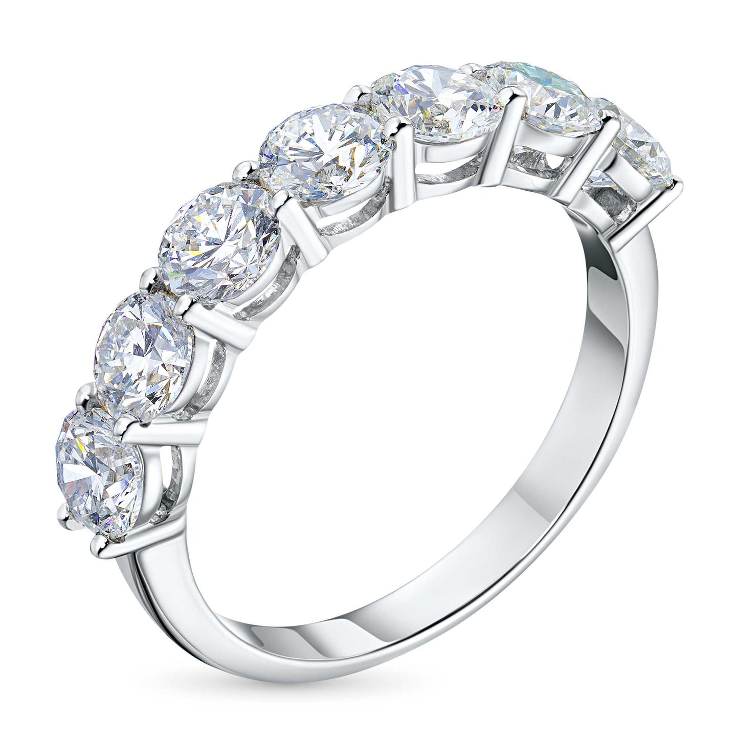 14K White Gold Ring with Lab-Created Diamonds 1.920 CT.TW
