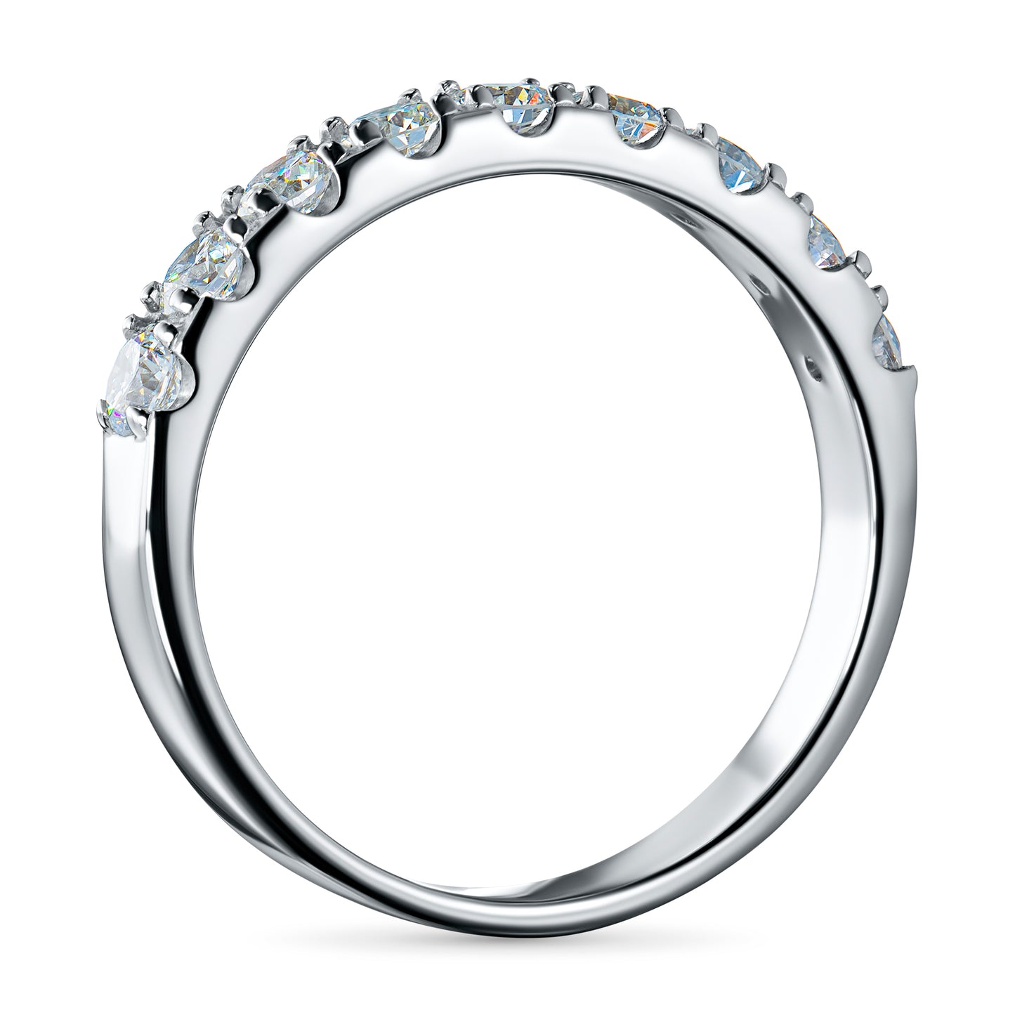 14K White Gold Ring with Lab-Created Diamonds 0.540 CT.TW