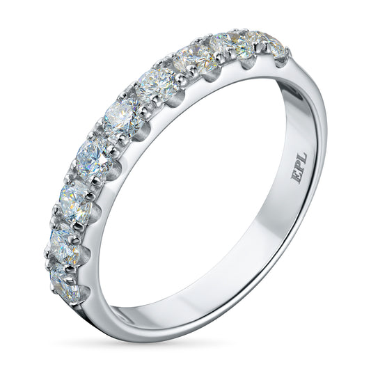 14K White Gold Ring with Lab-Created Diamonds 0.540 CT.TW