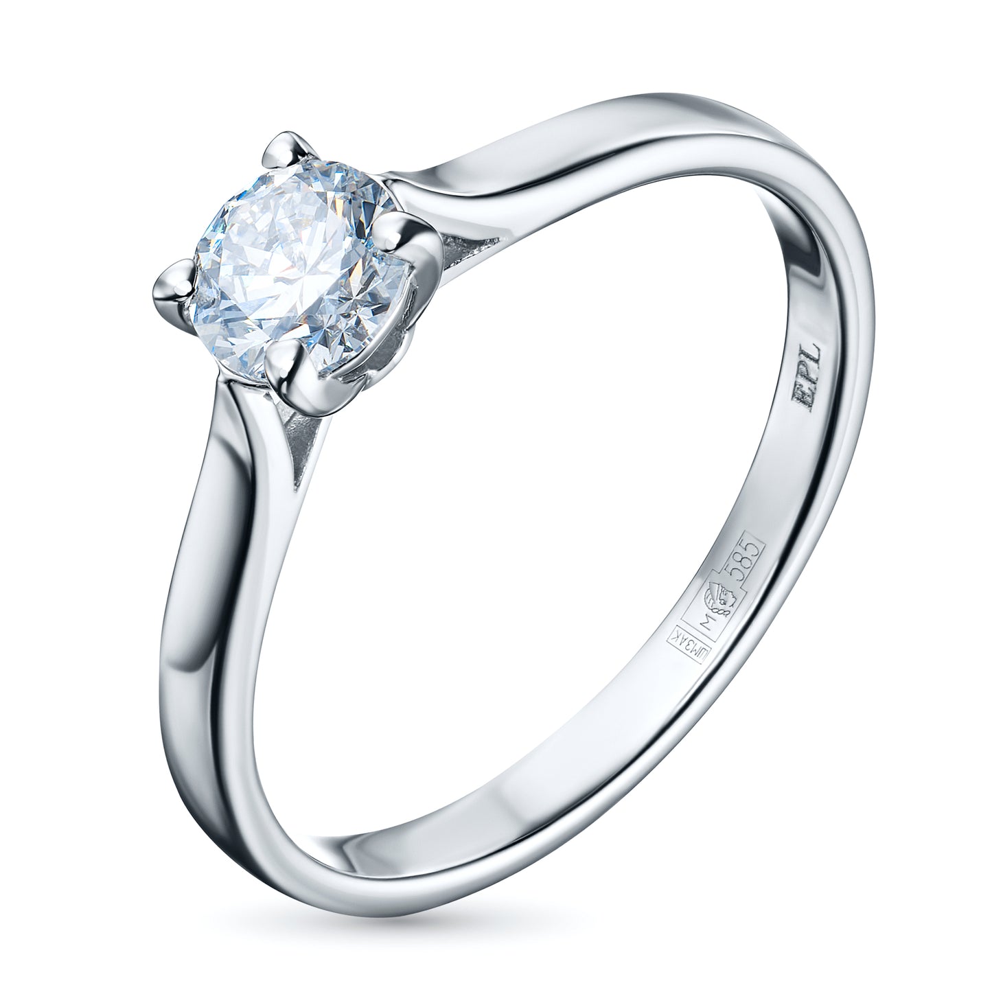 14K White Gold Ring with Lab-Created Diamonds 2.370 CT.TW