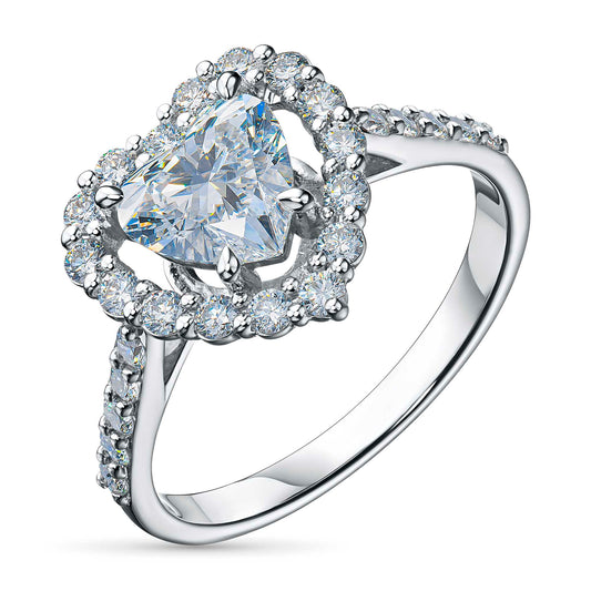 14K White Gold Ring with Lab-Created Diamonds 1.630 CT.TW