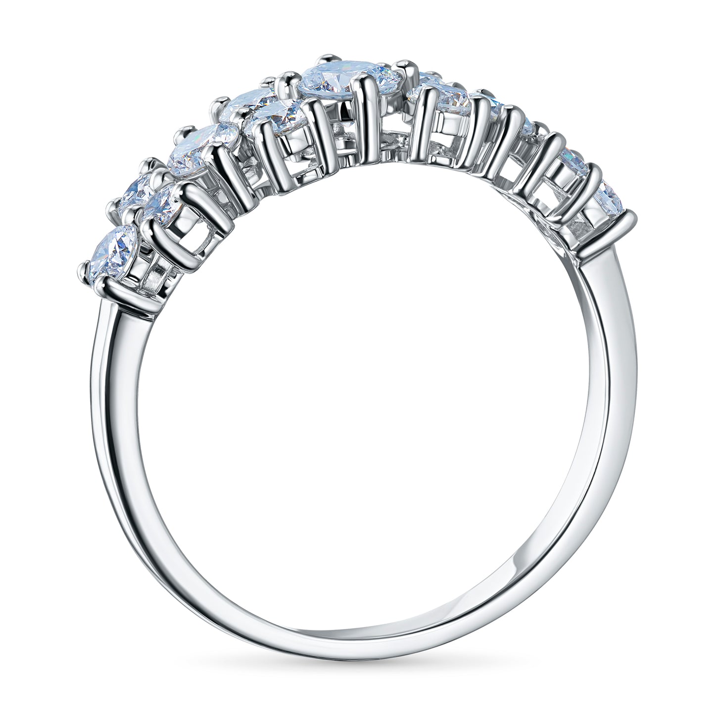 14K White Gold Ring with Lab-Created Diamonds 1.260 CT.TW