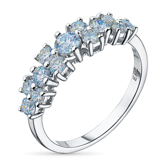14K White Gold Ring with Lab-Created Diamonds 1.290 CT.TW