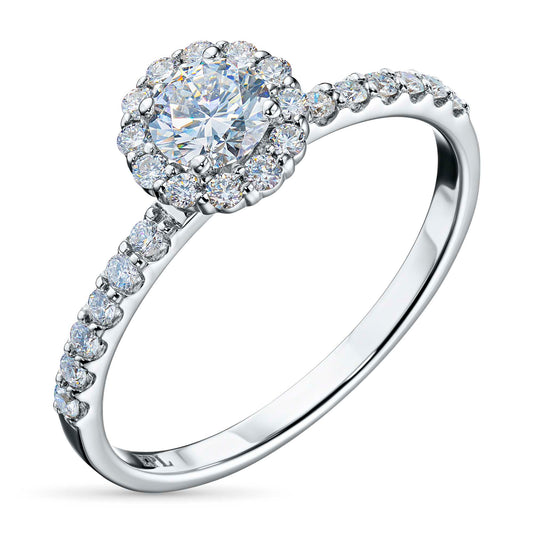 14K White Gold Ring with Lab-Created Diamonds 8.750 CT.TW