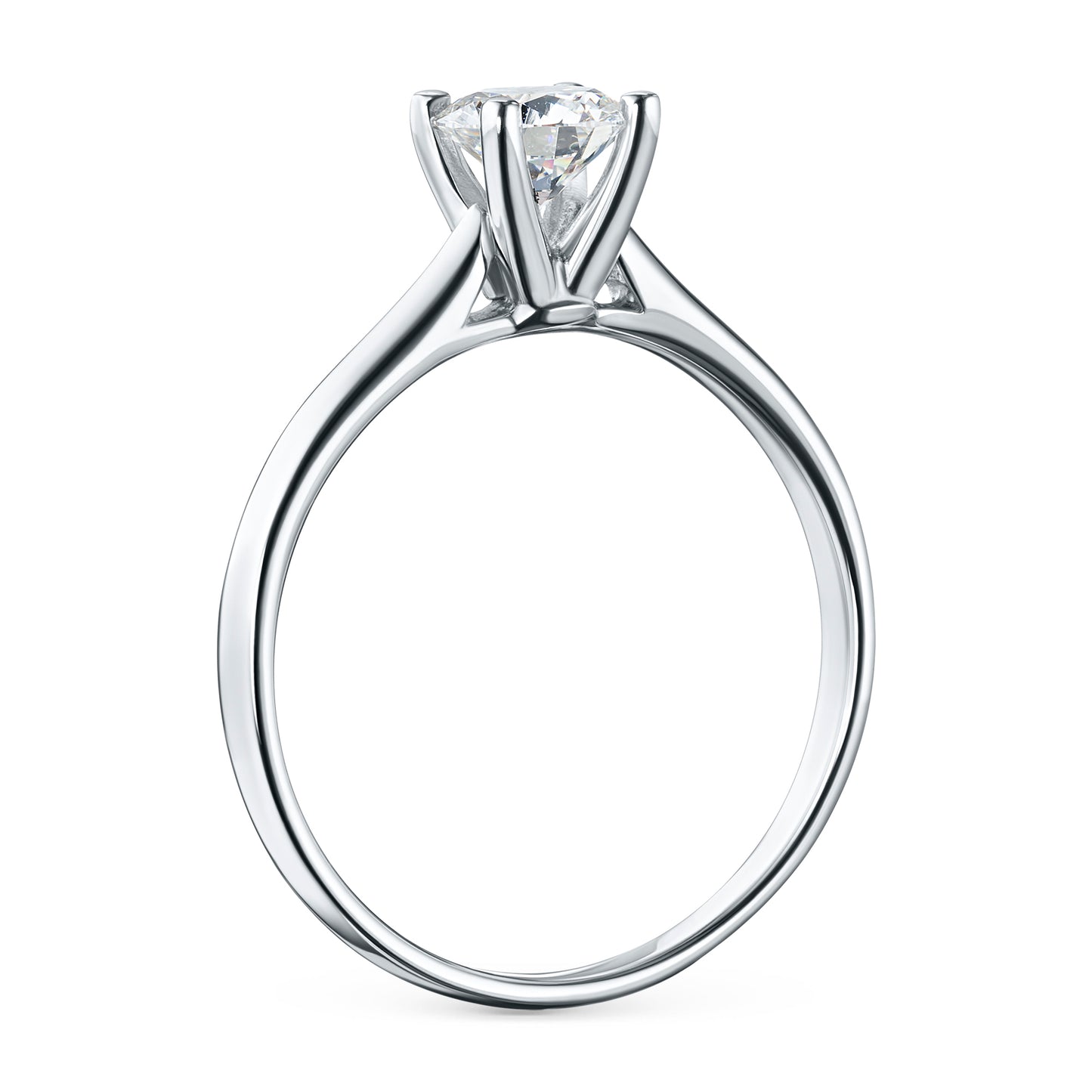 14K White Gold Ring with Lab-Created Diamonds 0.350 CT.TW