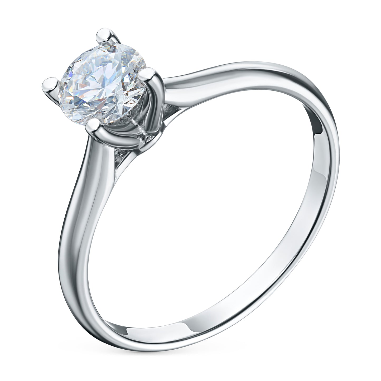 14K White Gold Ring with Lab-Created Diamonds 0.350 CT.TW