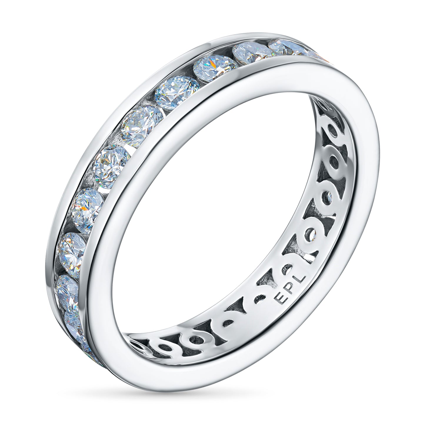 14K White Gold Ring with Lab-Created Diamonds 1.310 CT.TW