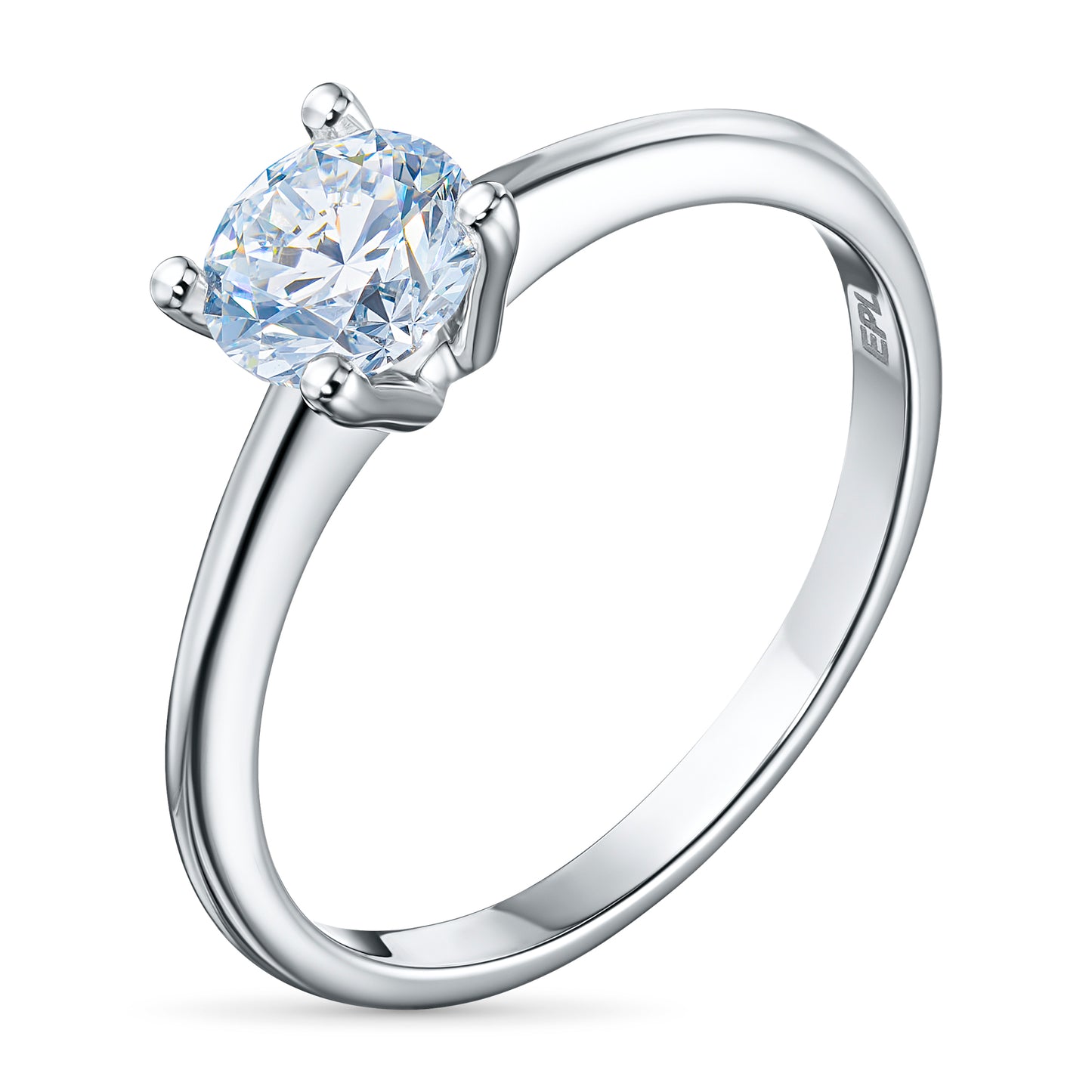 14K White Gold Ring with Lab-Created Diamonds 1.04 CT.TW