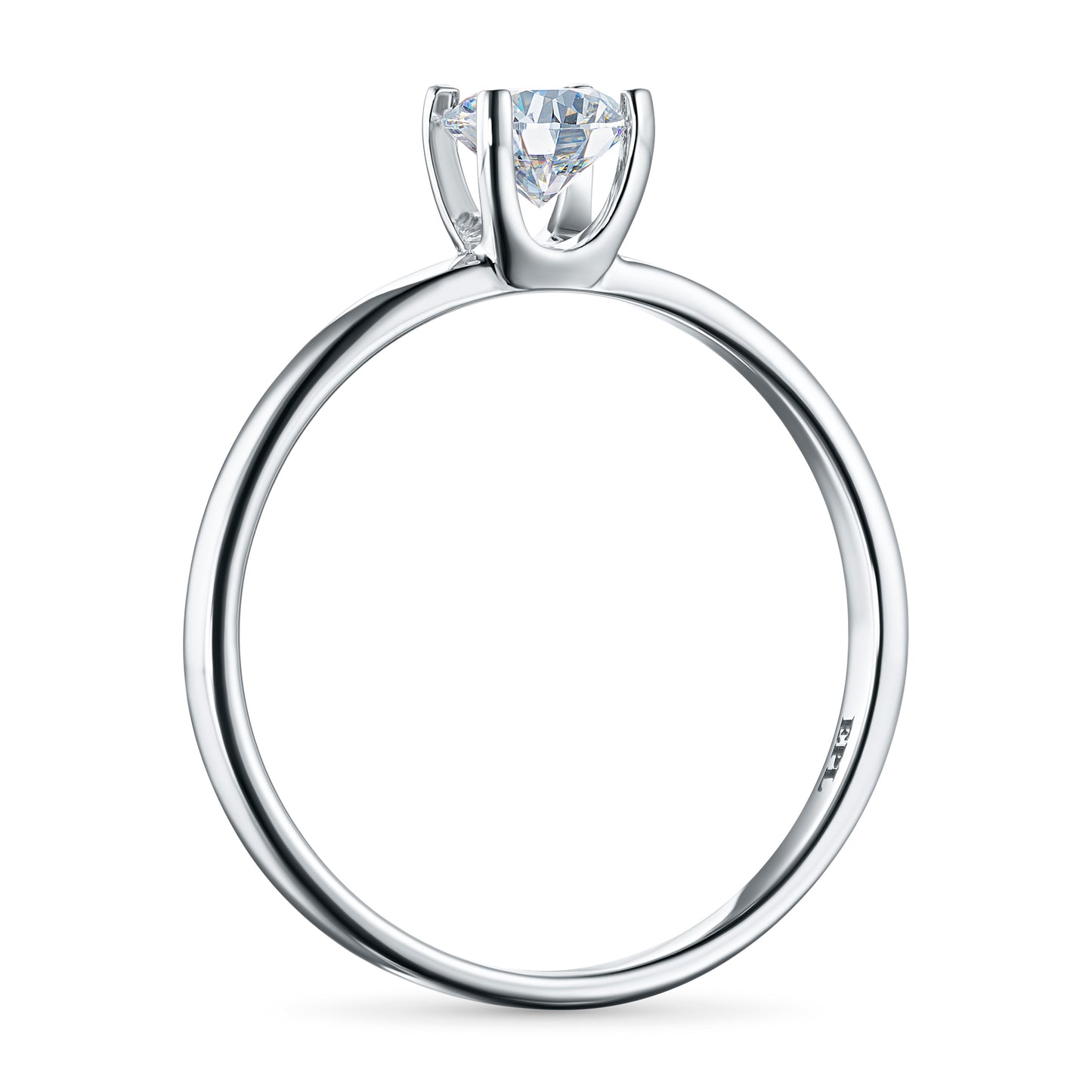 14K White Gold Ring with Lab-Created Diamonds 0.360 CT.TW