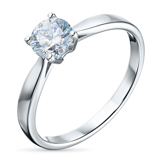 14K White Gold Ring with Lab-Created Diamonds 0.550 CT.TW
