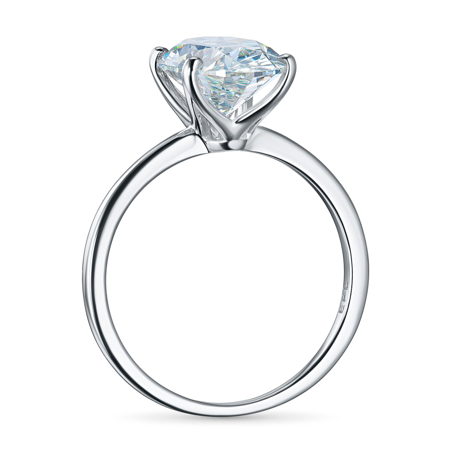 14K White Gold Ring with Lab-Created Diamonds 2.11 CT.TW