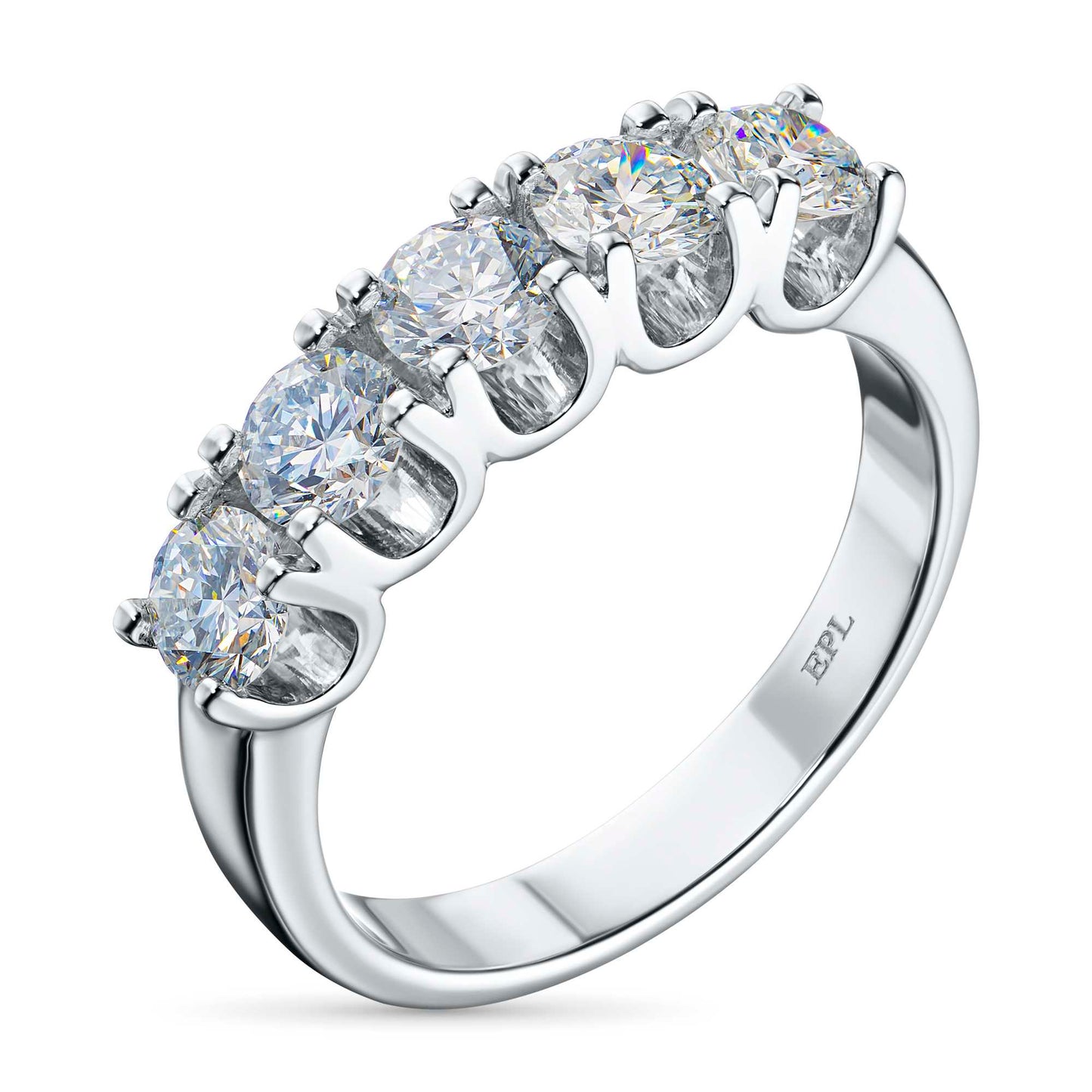 14K White Gold Ring with Lab-Created Diamonds 1.120 CT.TW