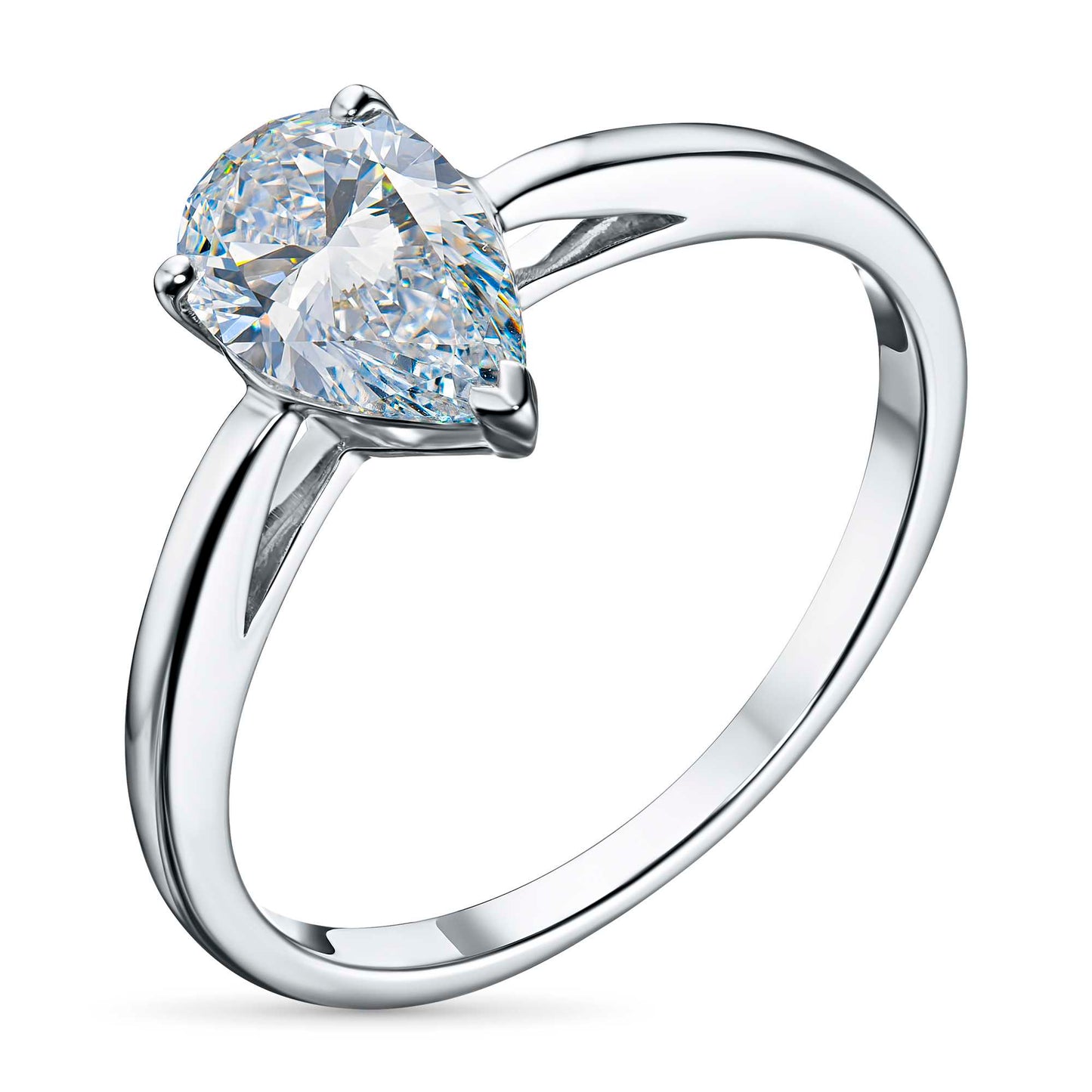 14K White Gold Ring with Lab-Created Diamonds 1.120 CT.TW