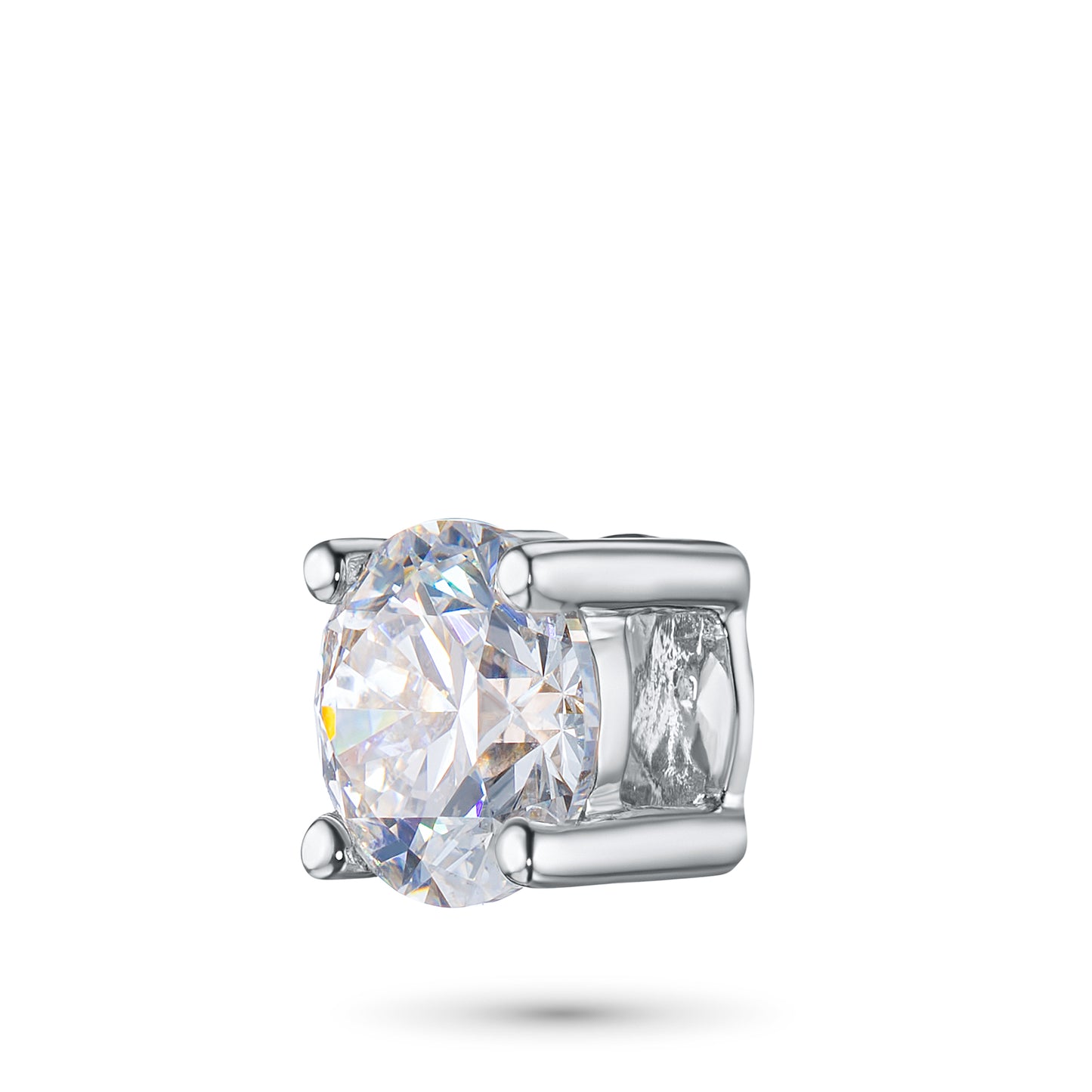 14K White Gold Pendant with Lab-Created Diamonds 0.550 CT.TW