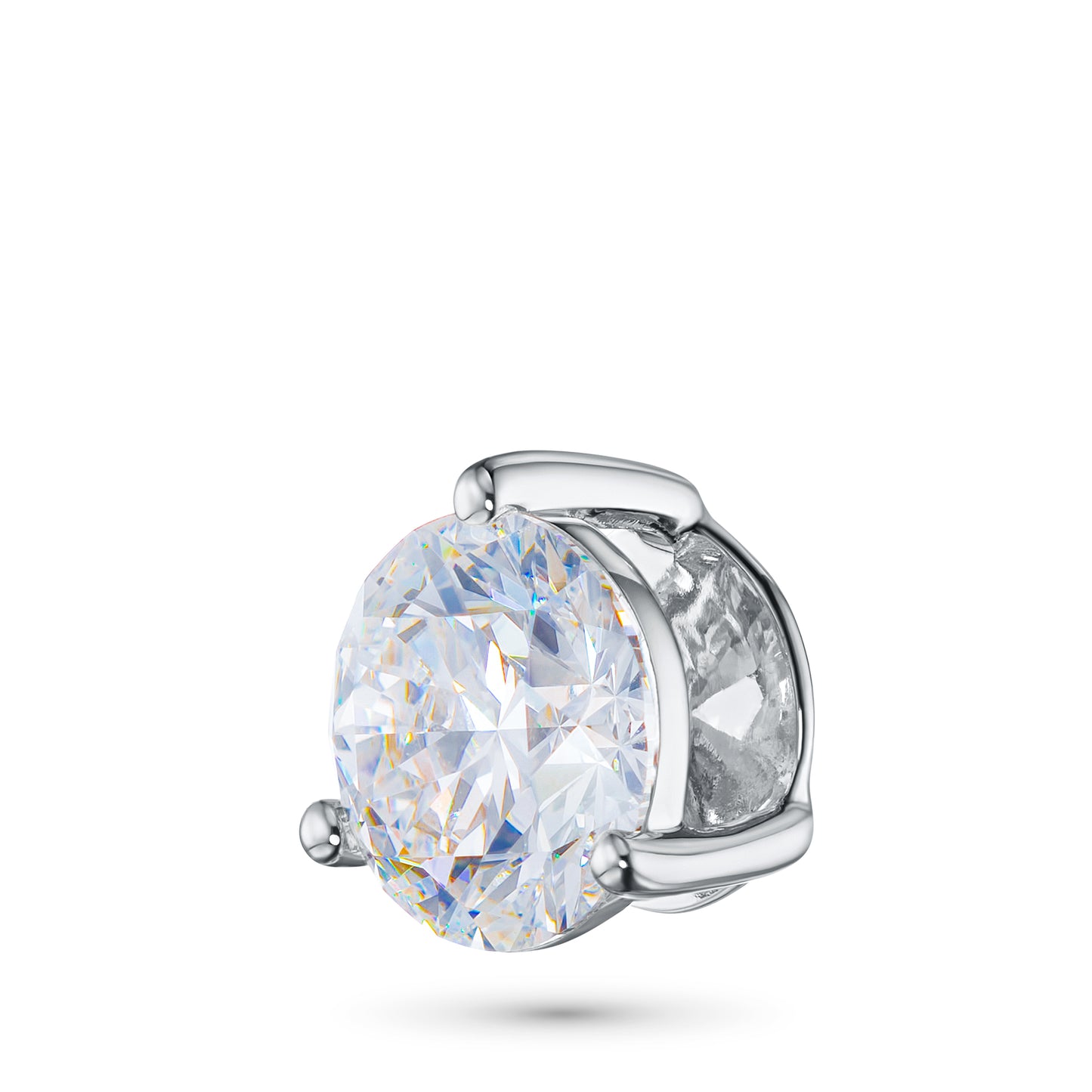 14K White Gold Pendant with Lab-Created Diamonds 0.750 CT.TW